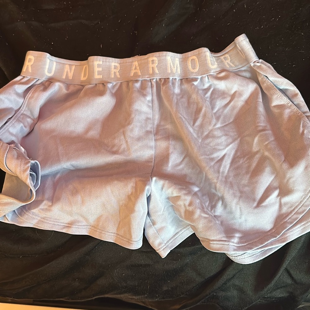 under armour light blue shorts